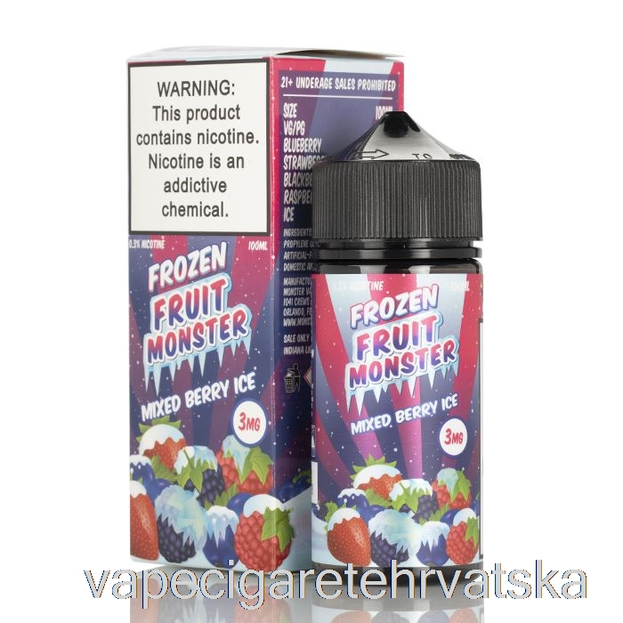Vape Hrvatska Ice Mixed Berry - Frozen Fruit Monster - 100ml 0mg